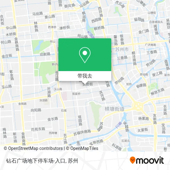 钻石广场地下停车场-入口地图