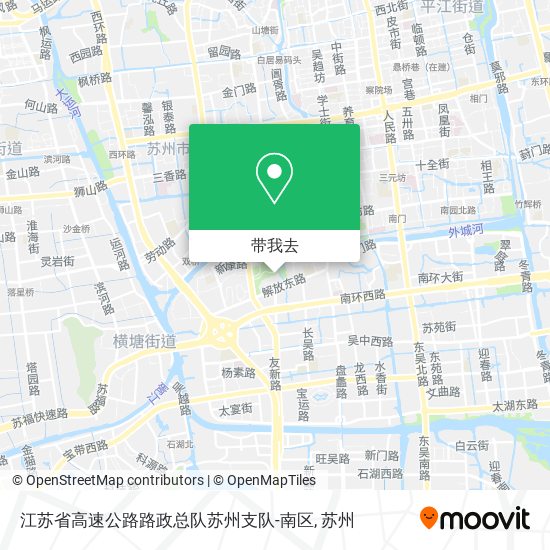 江苏省高速公路路政总队苏州支队-南区地图