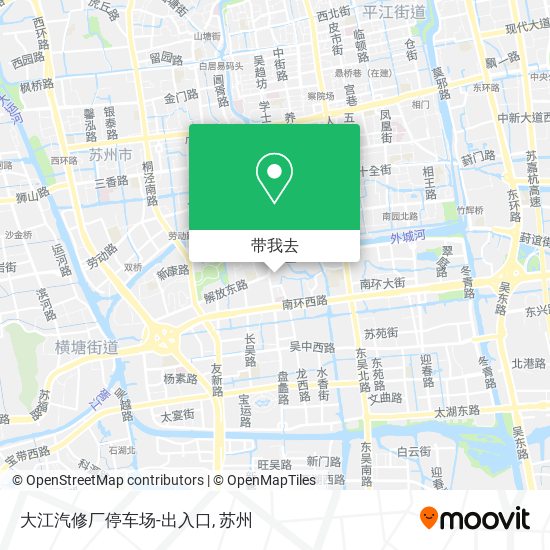 大江汽修厂停车场-出入口地图