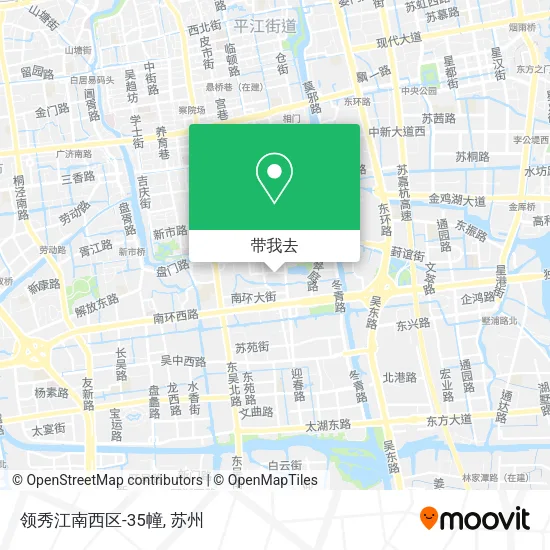 领秀江南西区-35幢地图