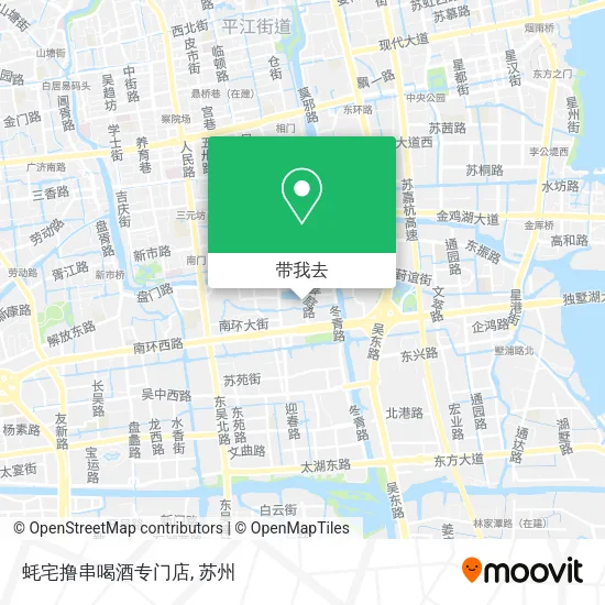 蚝宅撸串喝酒专门店地图