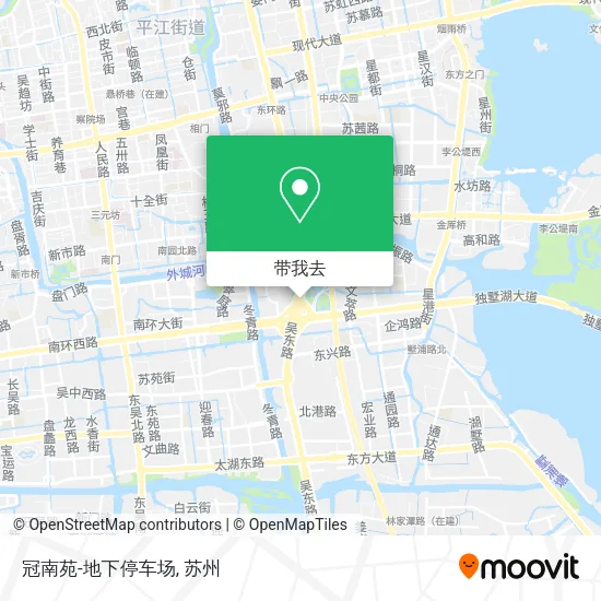 冠南苑-地下停车场地图