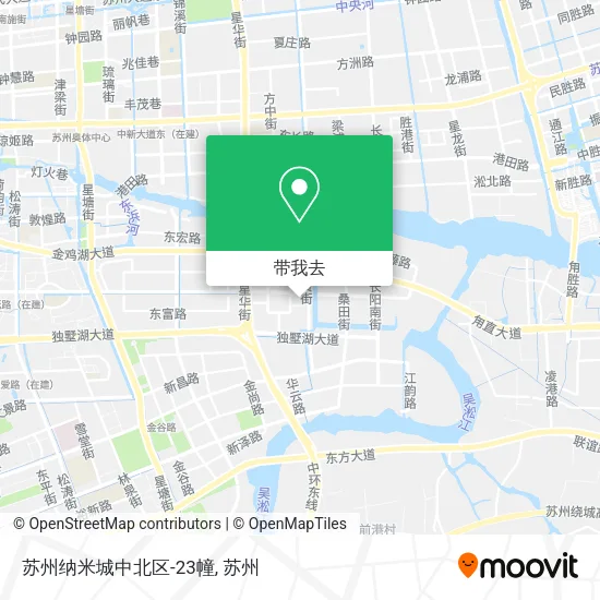 苏州纳米城中北区-23幢地图