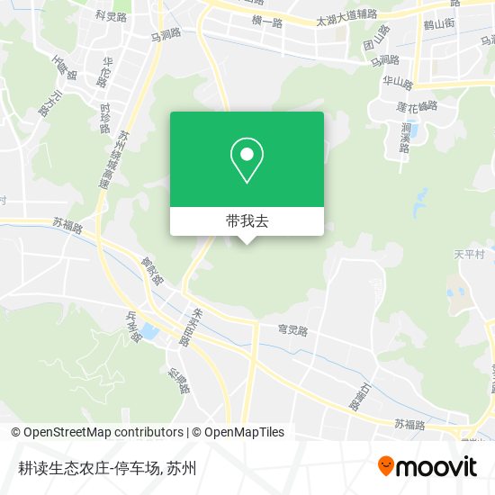 耕读生态农庄-停车场地图
