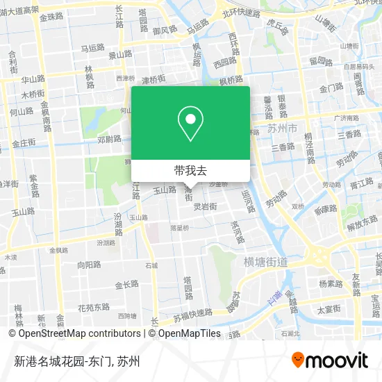 新港名城花园-东门地图
