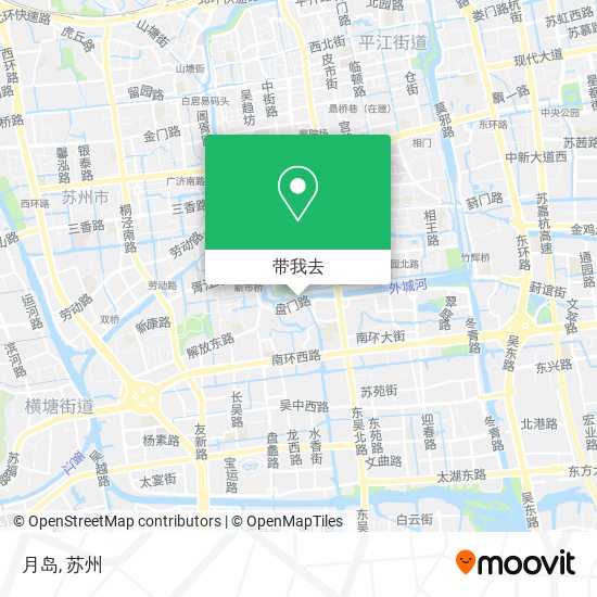月岛地图