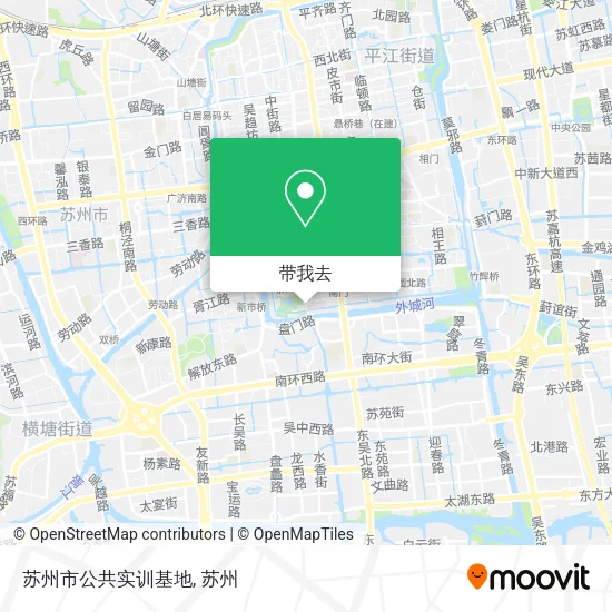 苏州市公共实训基地地图