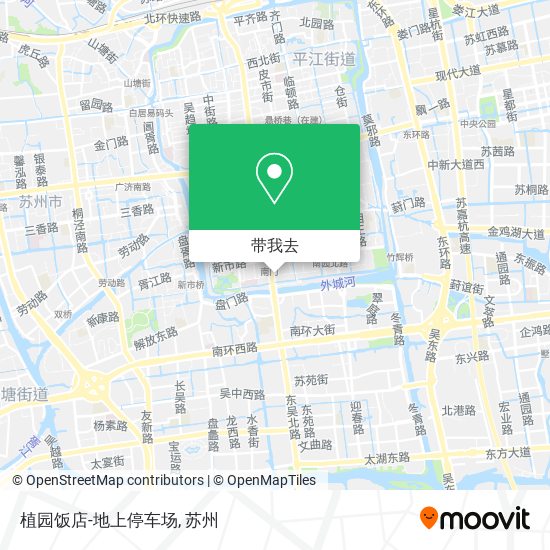 植园饭店-地上停车场地图