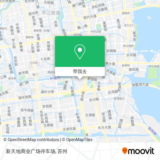 新天地商业广场停车场地图