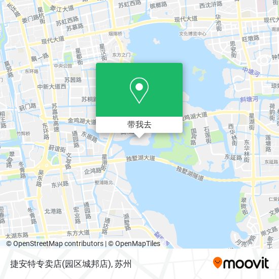 捷安特专卖店(园区城邦店)地图