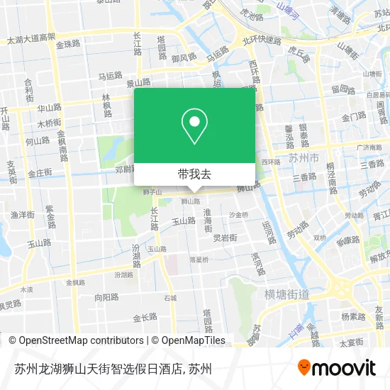 苏州龙湖狮山天街智选假日酒店地图