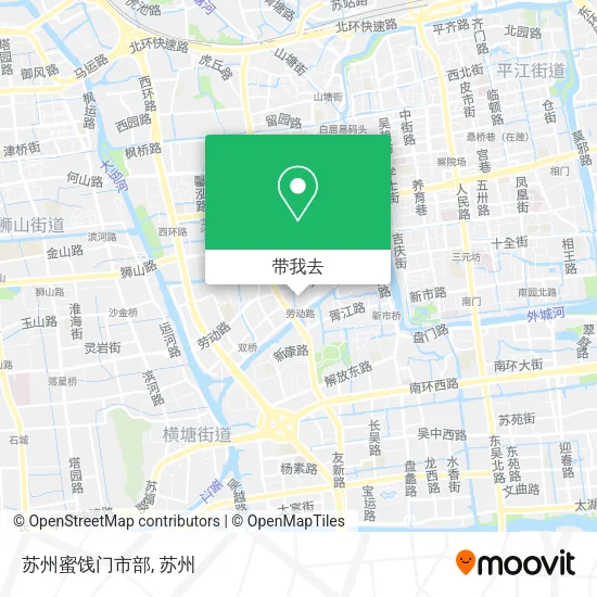 苏州蜜饯门市部地图