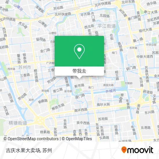 吉庆水果大卖场地图