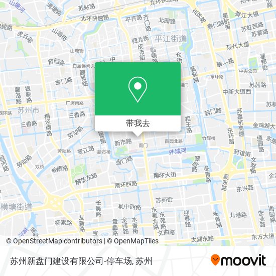苏州新盘门建设有限公司-停车场地图