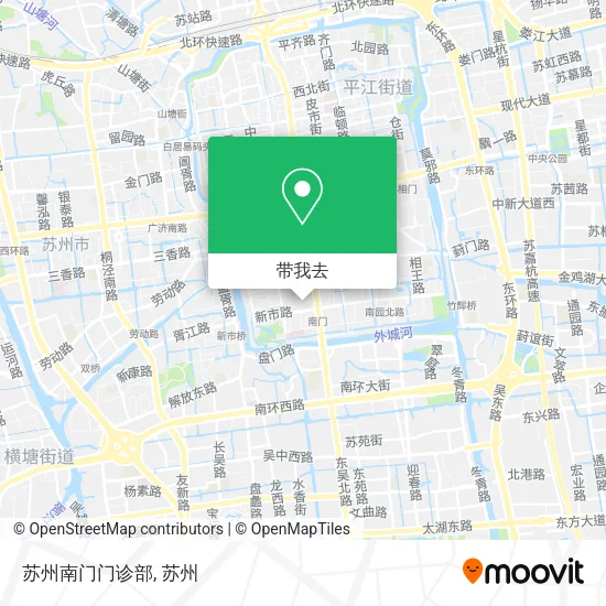 苏州南门门诊部地图