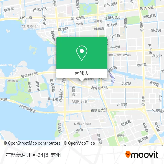 荷韵新村北区-34幢地图