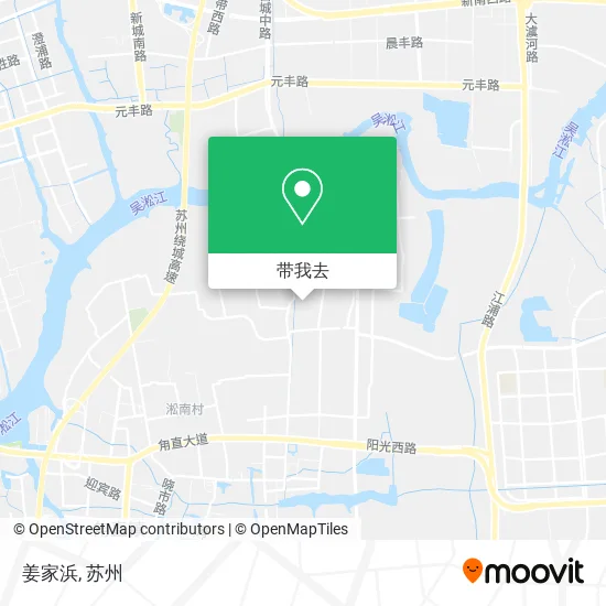 姜家浜地图