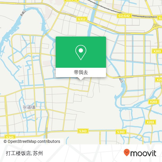 打工楼饭店地图