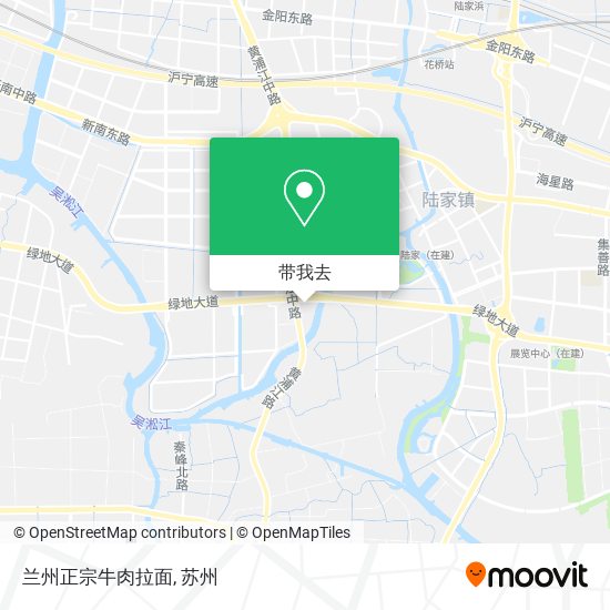 兰州正宗牛肉拉面地图