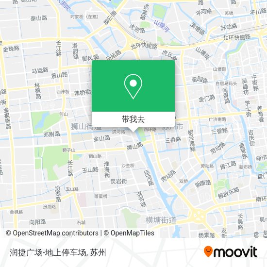 润捷广场-地上停车场地图