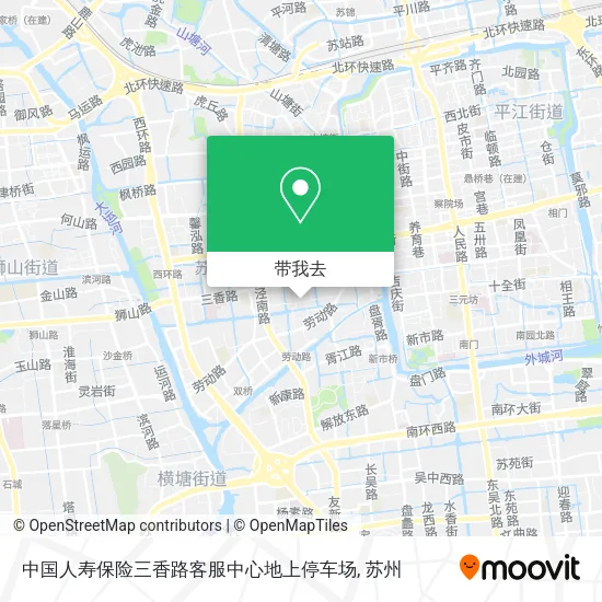中国人寿保险三香路客服中心地上停车场地图