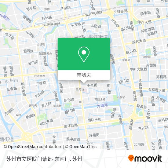 苏州市立医院门诊部-东南门地图