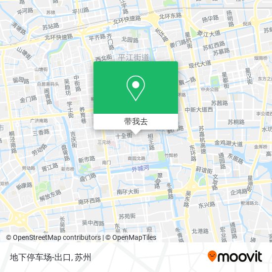 地下停车场-出口地图