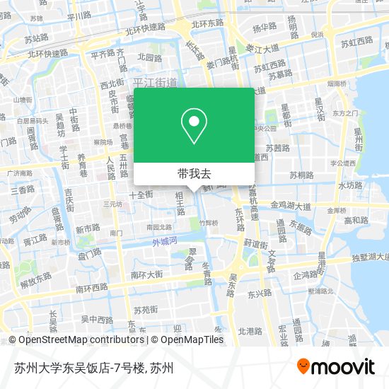 苏州大学东吴饭店-7号楼地图