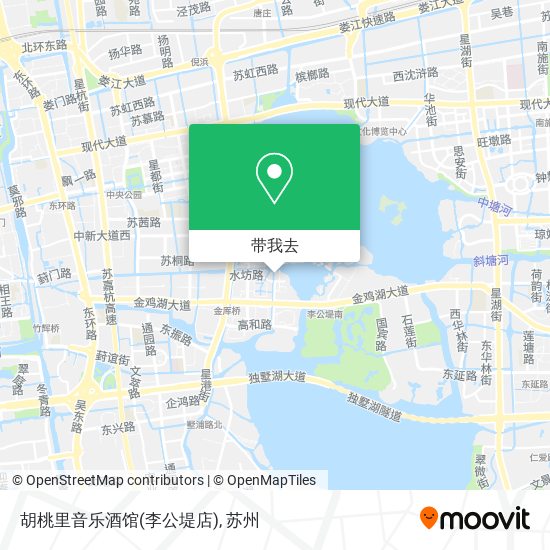 胡桃里音乐酒馆(李公堤店)地图