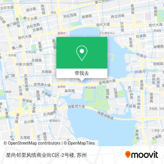 星尚邻里风情商业街C区-2号楼地图