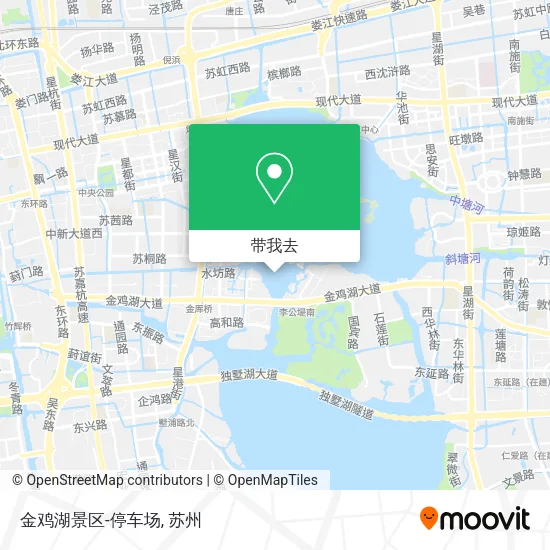 金鸡湖景区-停车场地图