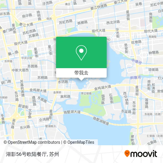 湖影56号欧陆餐厅地图