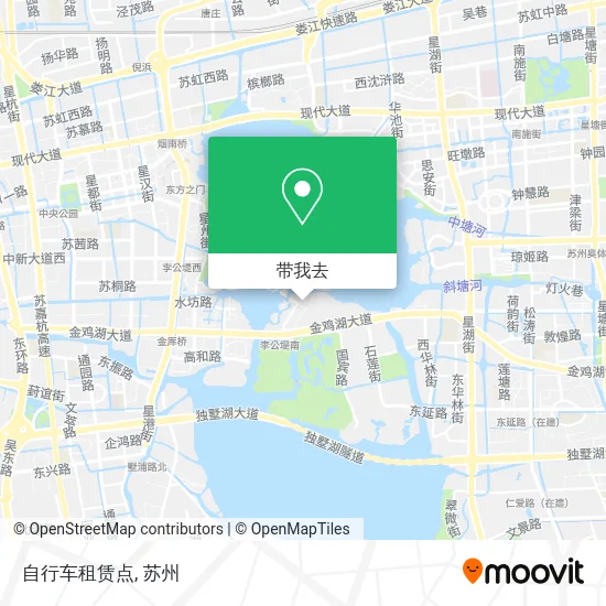 自行车租赁点地图