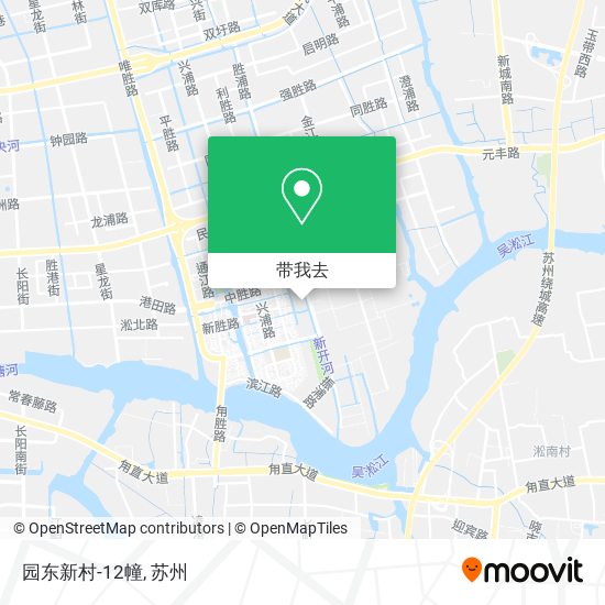 园东新村-12幢地图