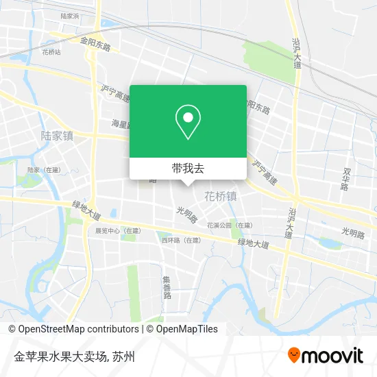 金苹果水果大卖场地图