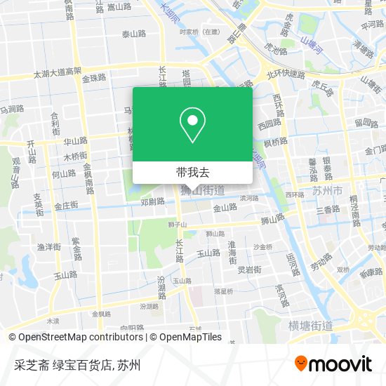 采芝斋 绿宝百货店地图