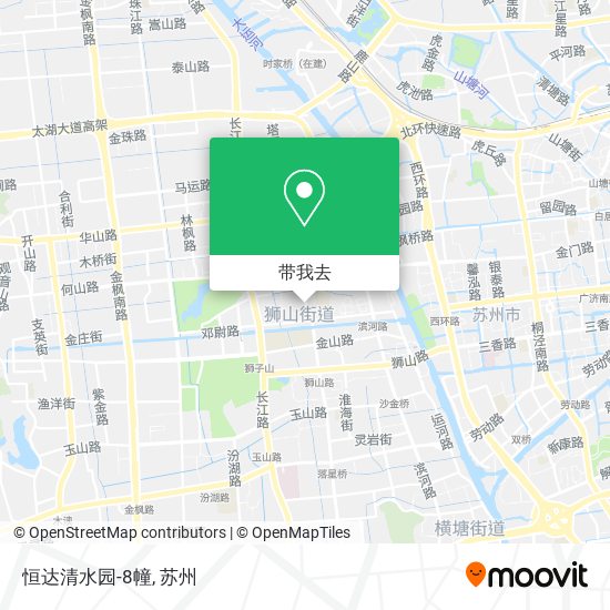恒达清水园-8幢地图