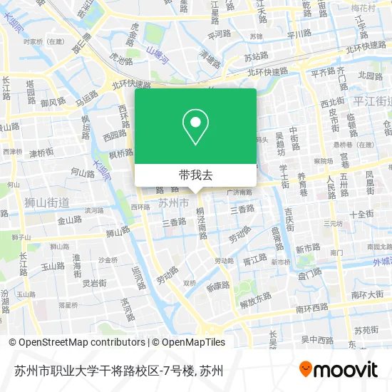 苏州市职业大学干将路校区-7号楼地图