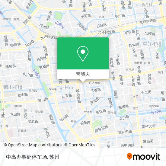 中高办事处停车场地图