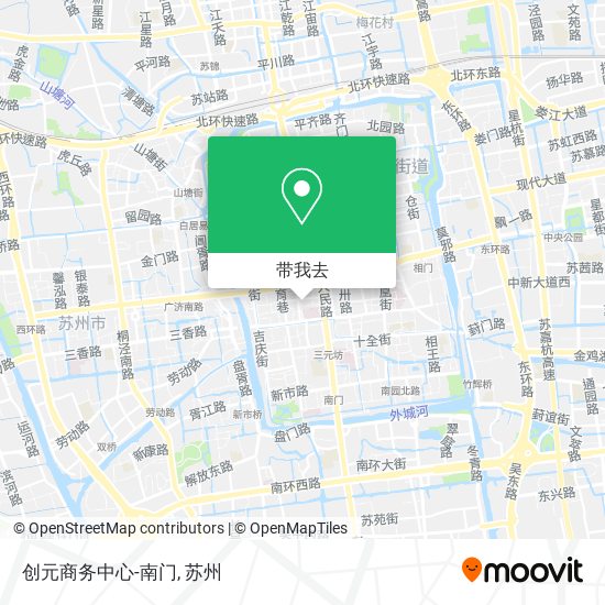 创元商务中心-南门地图