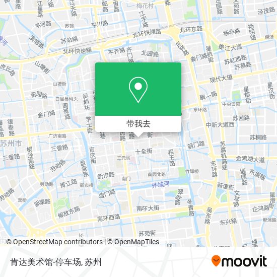 肯达美术馆-停车场地图
