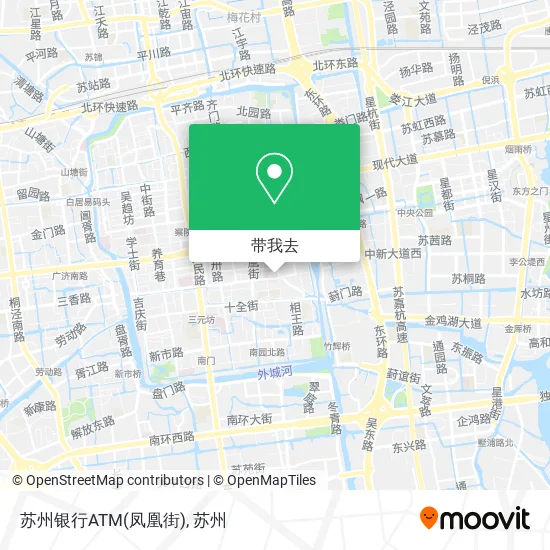 苏州银行ATM(凤凰街)地图