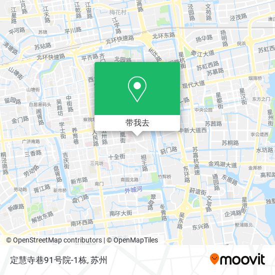 定慧寺巷91号院-1栋地图