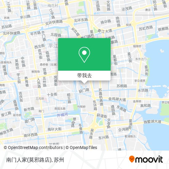 南门人家(莫邪路店)地图