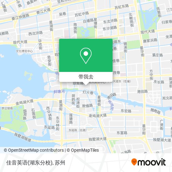 佳音英语(湖东分校)地图
