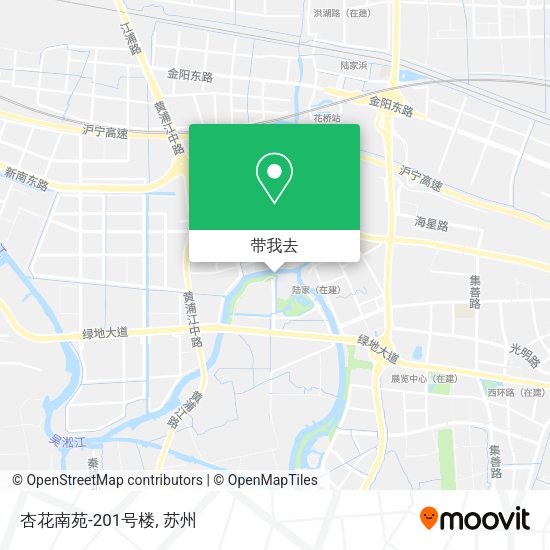 杏花南苑-201号楼地图
