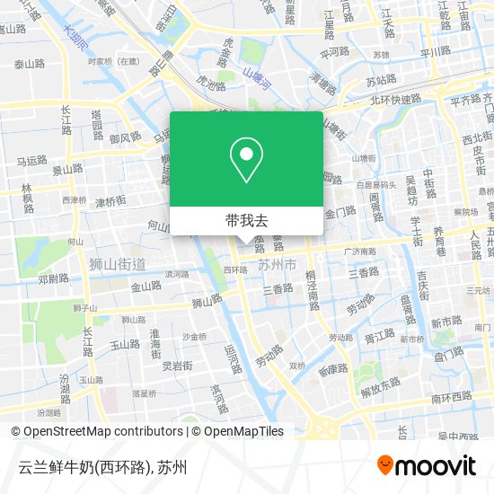 云兰鲜牛奶(西环路)地图