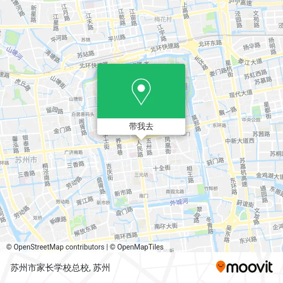 苏州市家长学校总校地图