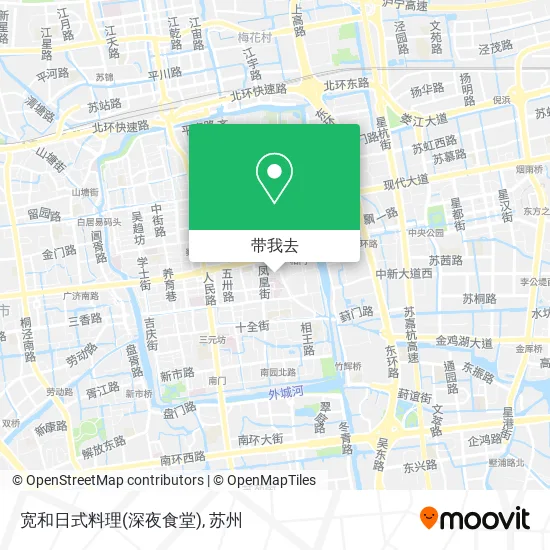 宽和日式料理(深夜食堂)地图