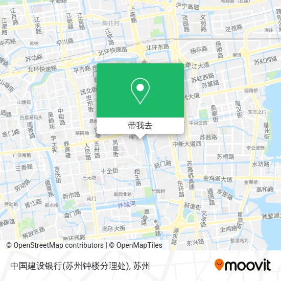 中国建设银行(苏州钟楼分理处)地图
